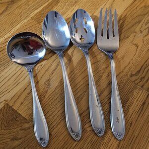 Home Concepts Fleurette Serving Set 4-piece Japan 1960s minimalist flower floral